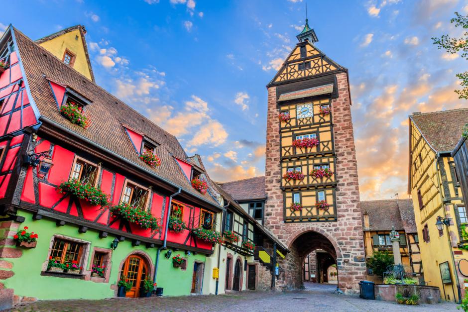 Torre Dolder y antigua puerta de entrada a Riquewihr