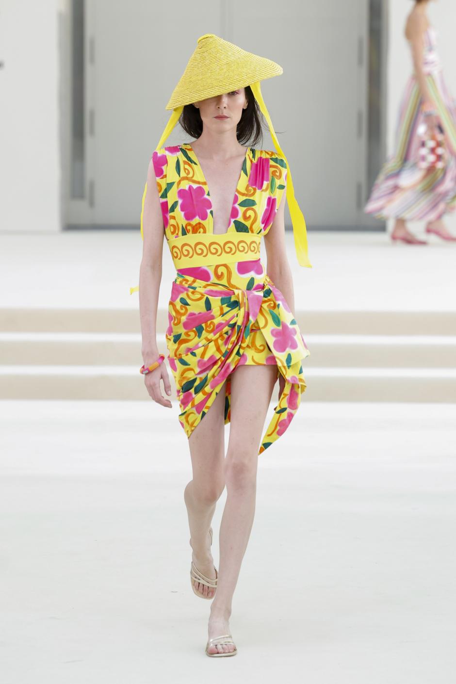 A model wears at collection runway a creation from “Celia B“ during Pasarela Cibeles Mercedes-Benz Fashion Week Madrid 2026 in Madrid, on Tuesday , 15 September 2026.