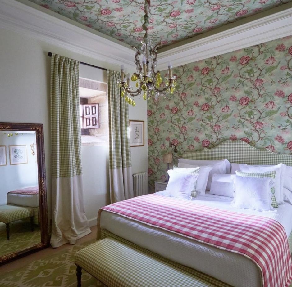 Una de las habitaciones de Palacio Helguera