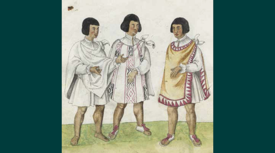 'Indios de la Nueva España', conservada en el Códice de trajes de la Biblioteca Nacional de España