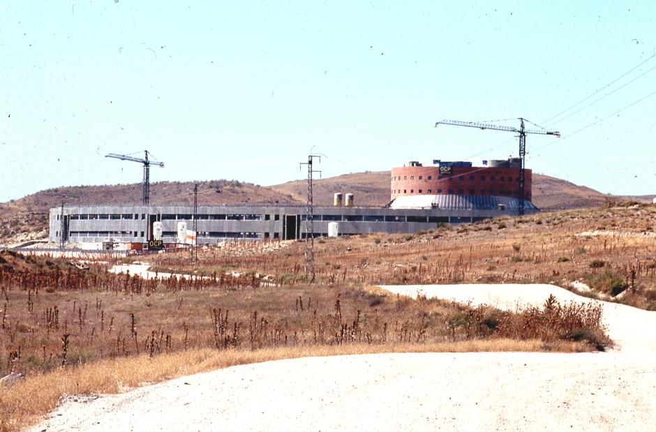 Obras de construcción del edificio