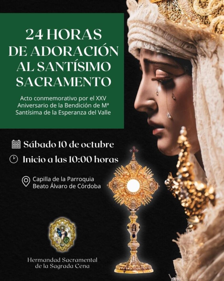 Cartel de la adoración