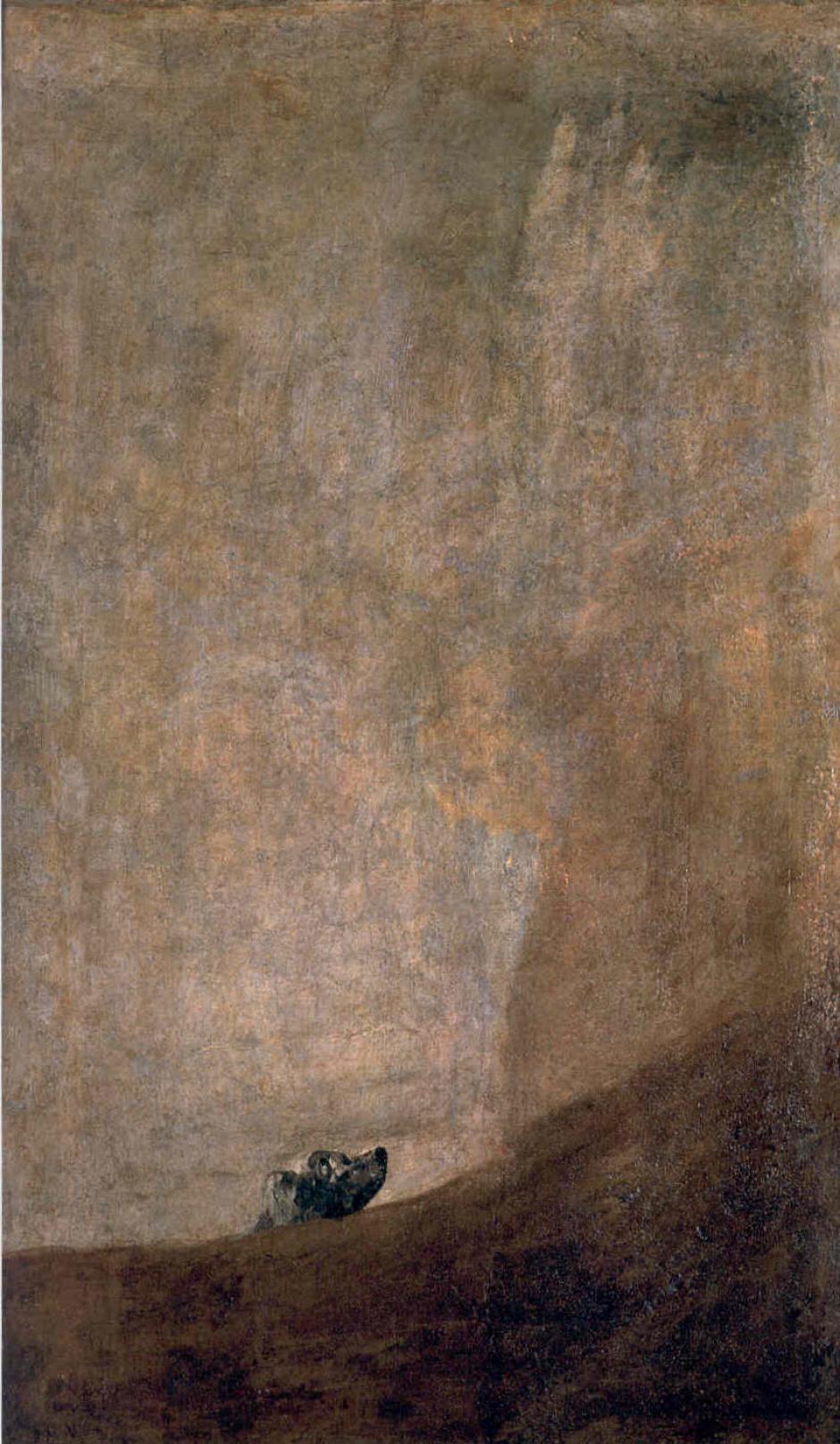 El perro semihundido de Goya