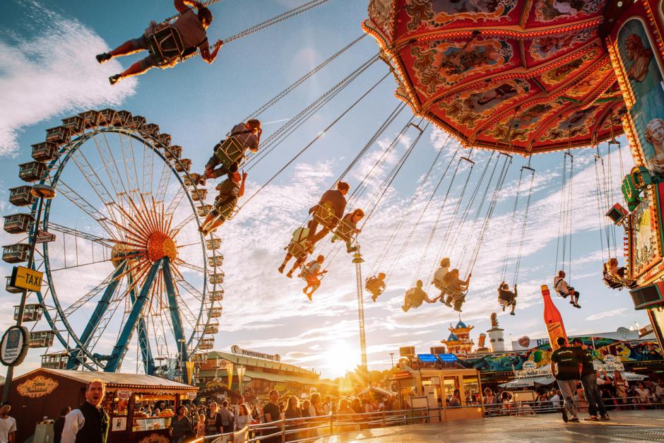 Carrusel en la Oktoberfest de Múnich