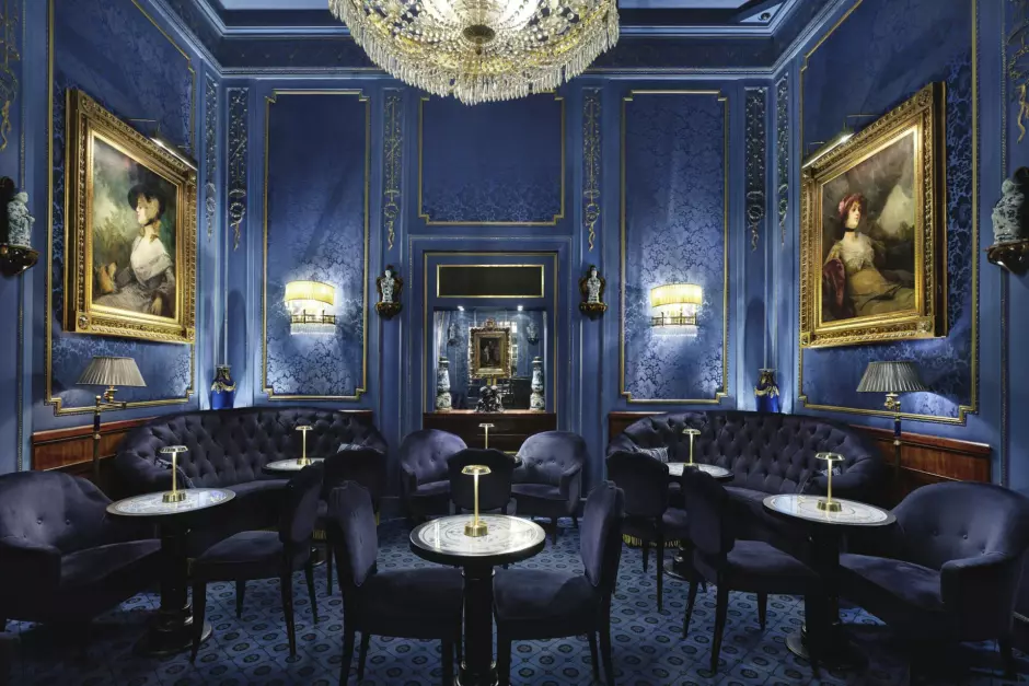 Bar Azul (Blaue Bar) del hotel Sacher de Viena