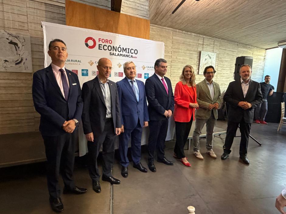 De Miguel, momentos antes del foro en el que ha participado bajo el título 'Las pymes, columna vertebral de la economía y claves para el futuro'.