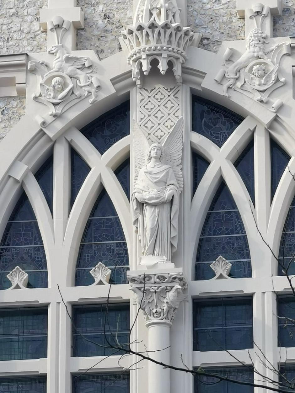 Detalle de la fachada