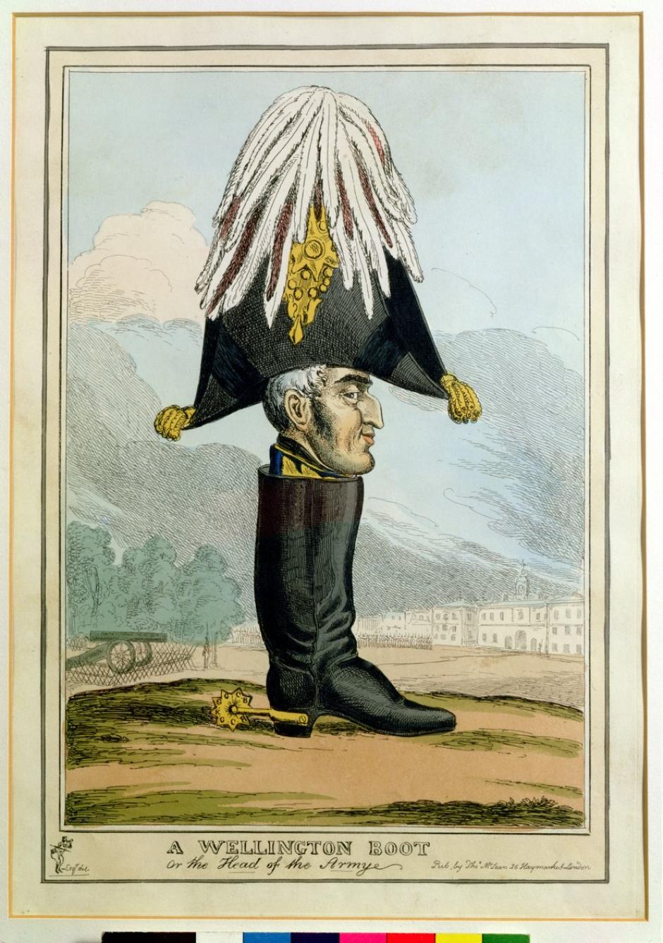 Dibujo: Una bota Wellington - o la cabeza del ejército