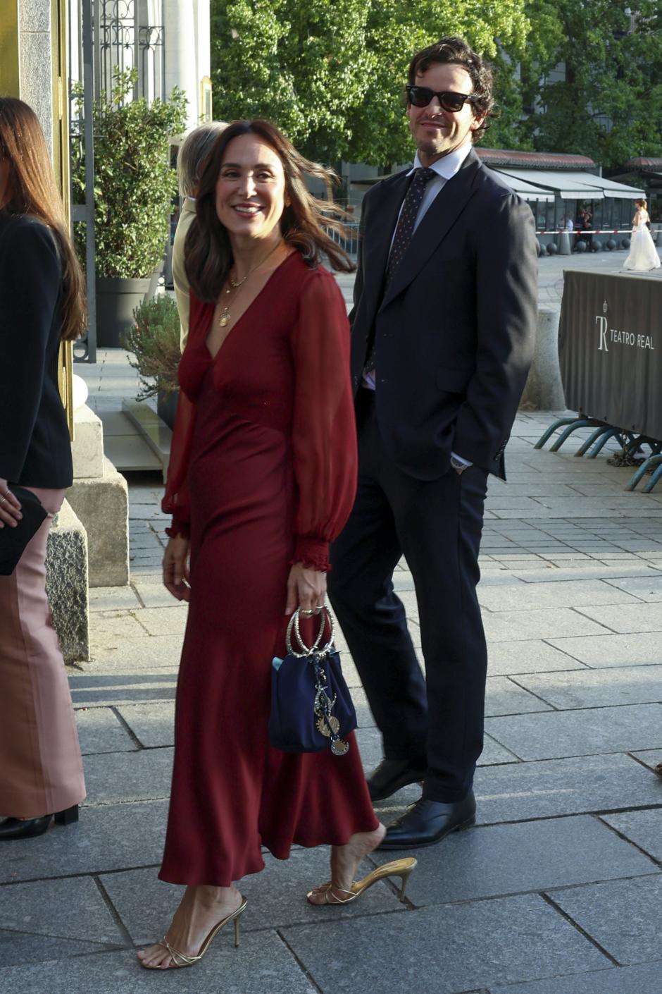 Tamara Falco and Inigo Onieva attending the opening of the season of the Royal Theatre 2026 / 2027 in Madrid on Wednesday, 23 September 2026.