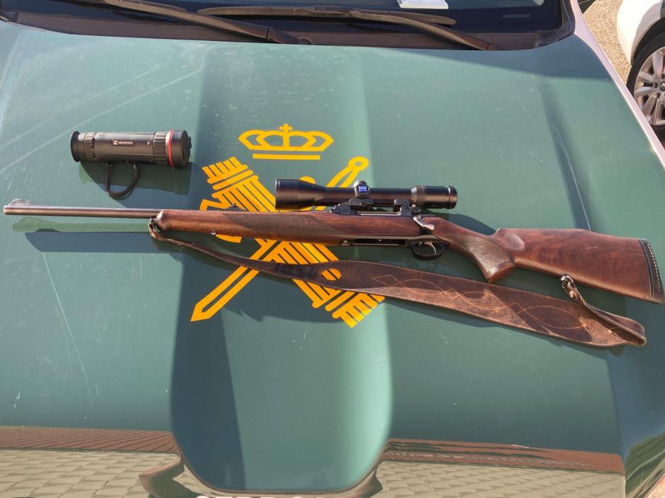 Arma intervenida a un cazador furtivo en la provincia de León