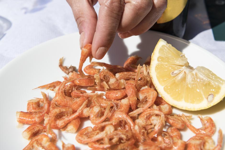 Las pequeñas gambas de Symi