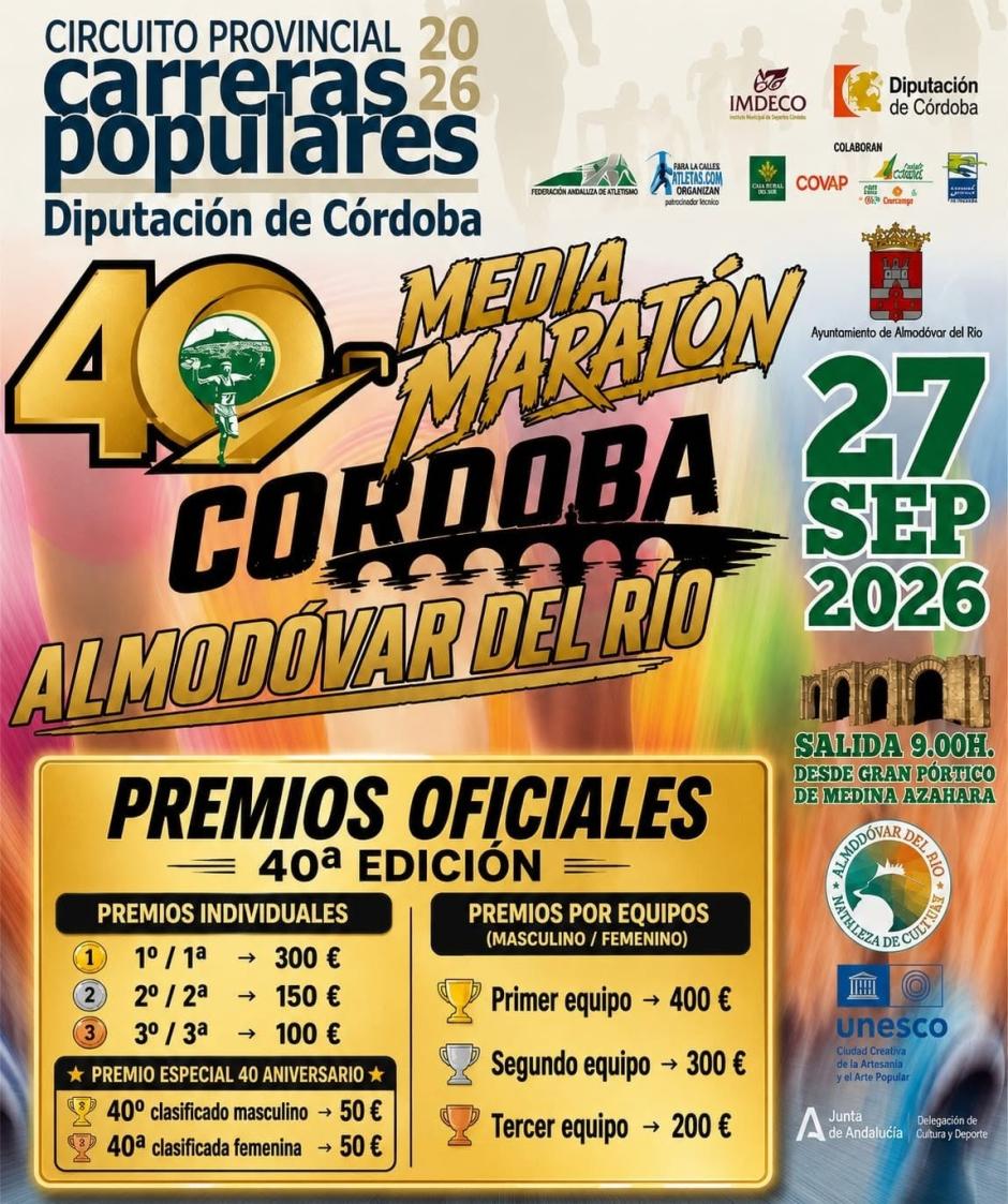 Cartel Media Maratón (premios)