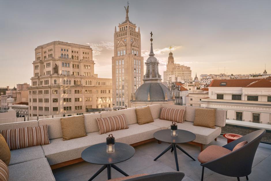 Rooftop del hotel Nobu Madrid
