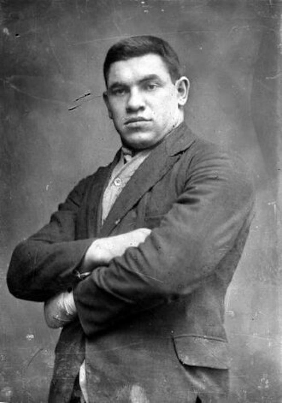 El boxeador Paulino Uzcudun