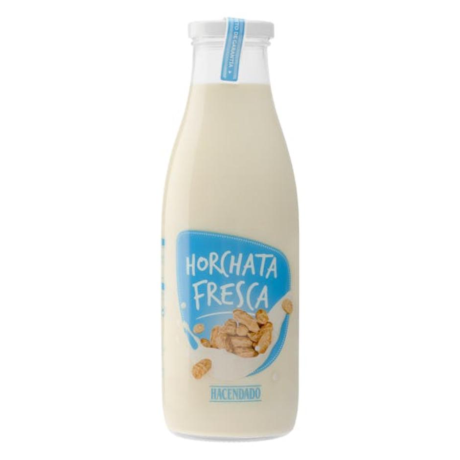 Imagen de la horchata "fresca" de Hacendado que vende actualmente Mercadona
