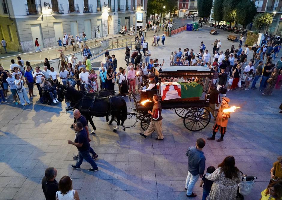 Recreación del funeral del príncipe irlandés 'Red' Hugh O'Donnell