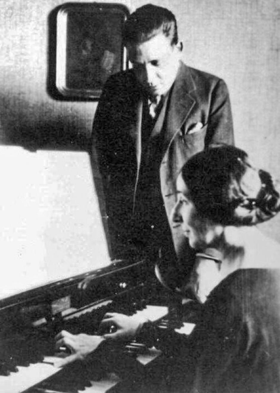 Francis Poulenc y Wanda Landowska