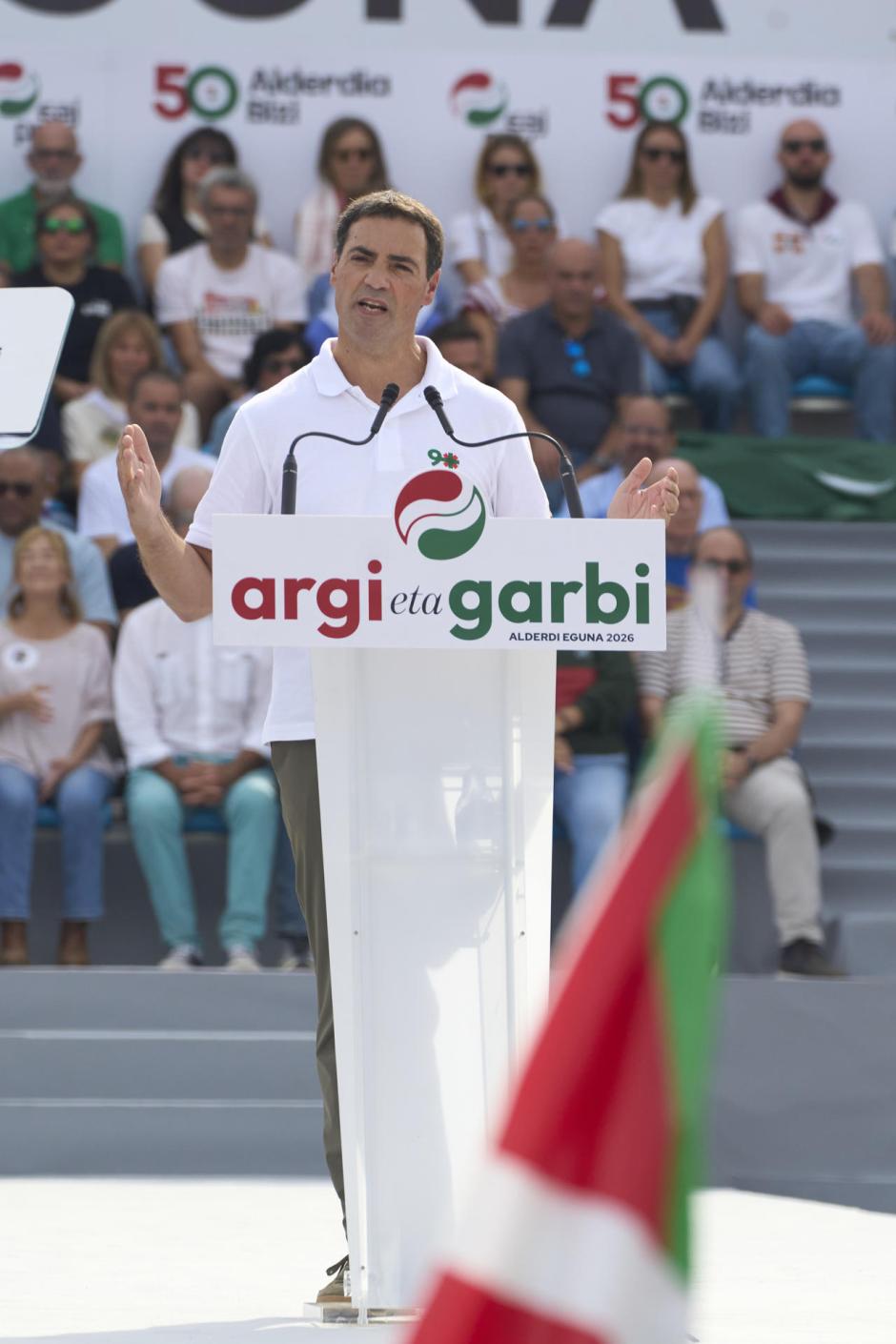 El presidente vasco, Imanol Pradales