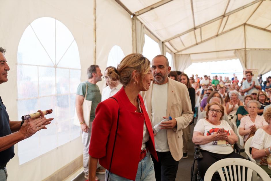 La vicepresidenta segunda y ministra de Trabajo y Economía Social, Yolanda Díaz, este domingo