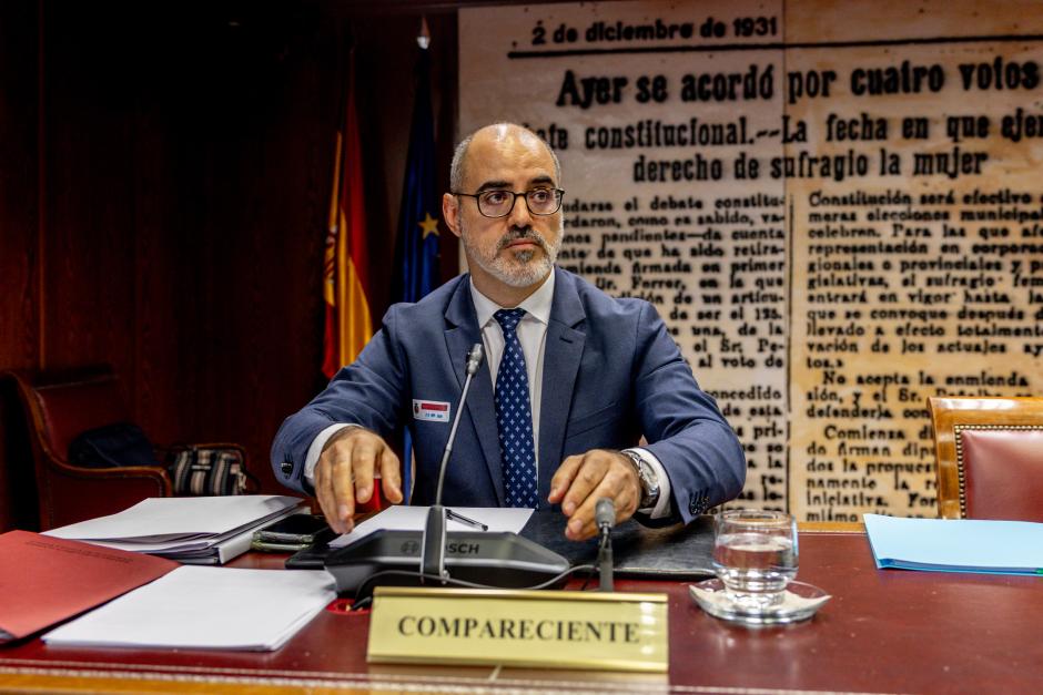Imagen de  José Rodríguez Jurado tomada este lunes en el Senado