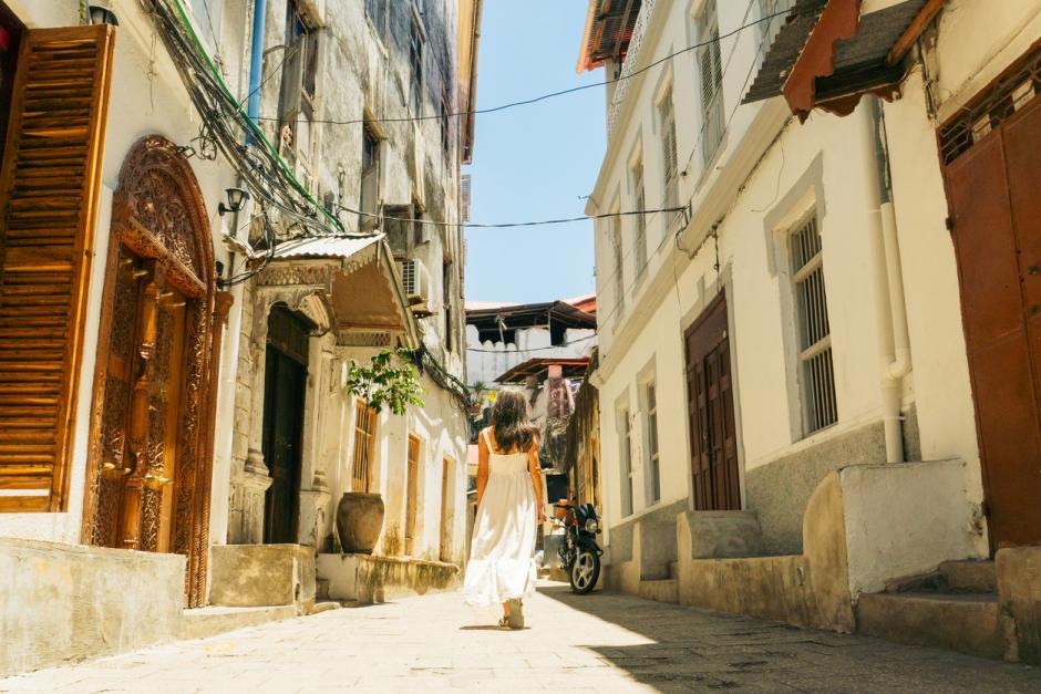 Calle del casco histórico de Stone Town