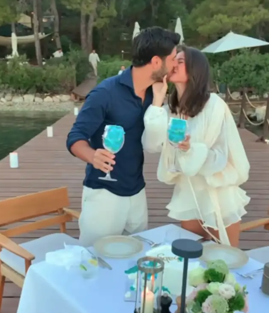 Uno de los frames del vídeo de Marco Asensio y Lavinia