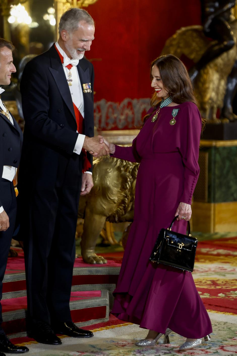 Spanish King Felipe VI during a gala dinner at RoyalPalace due to the official trip of France President to Spain in Madrid on Tuesday, 29 September 2026.