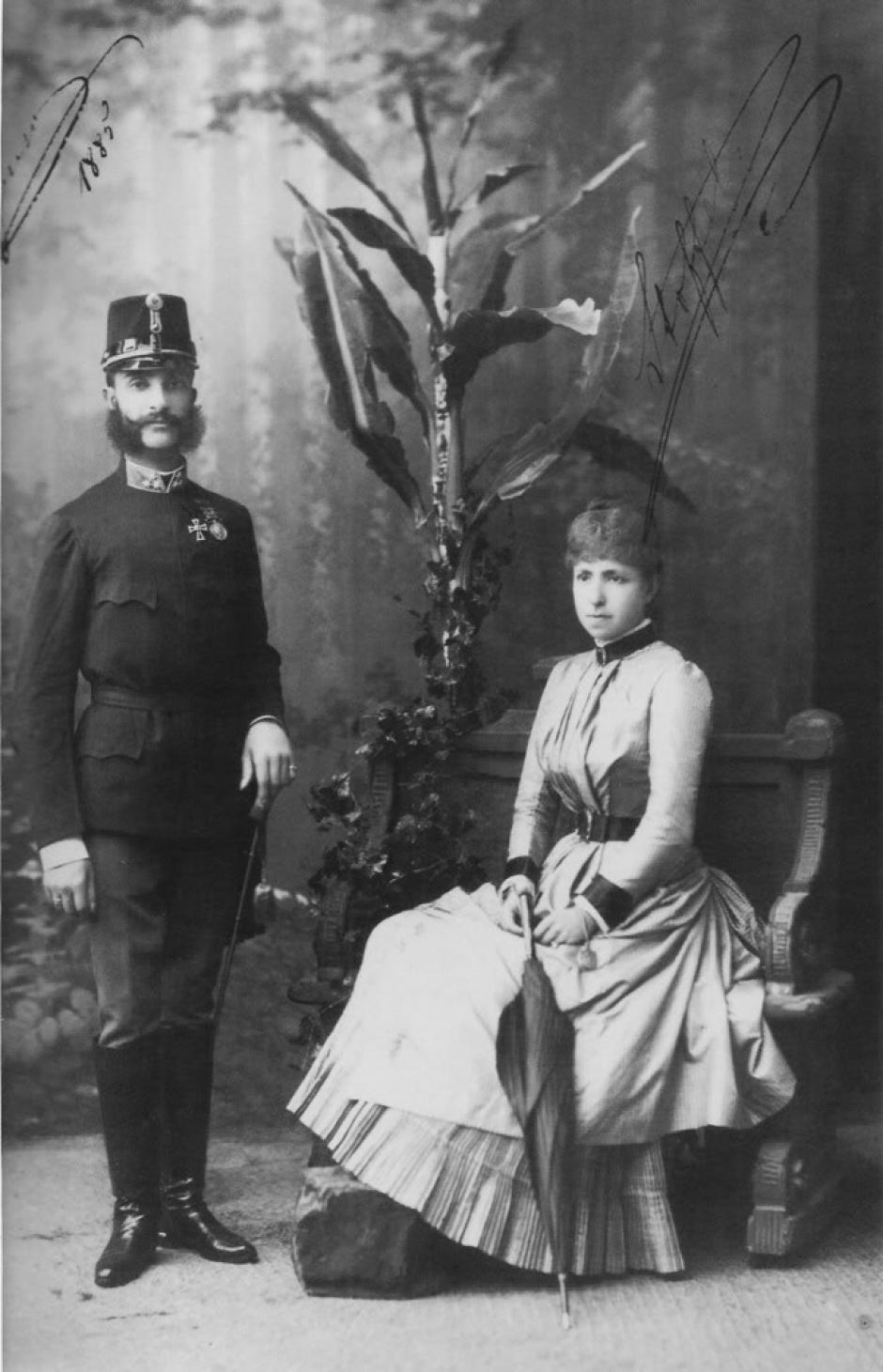 Alfonso XII y María Cristina
