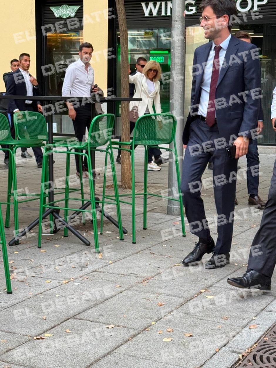Brigitte Macron, en la calle Fuencarral