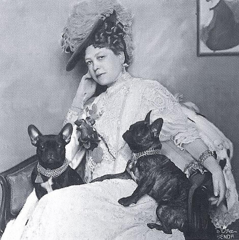 Anna Maria Sacher fotografiada en 1908
