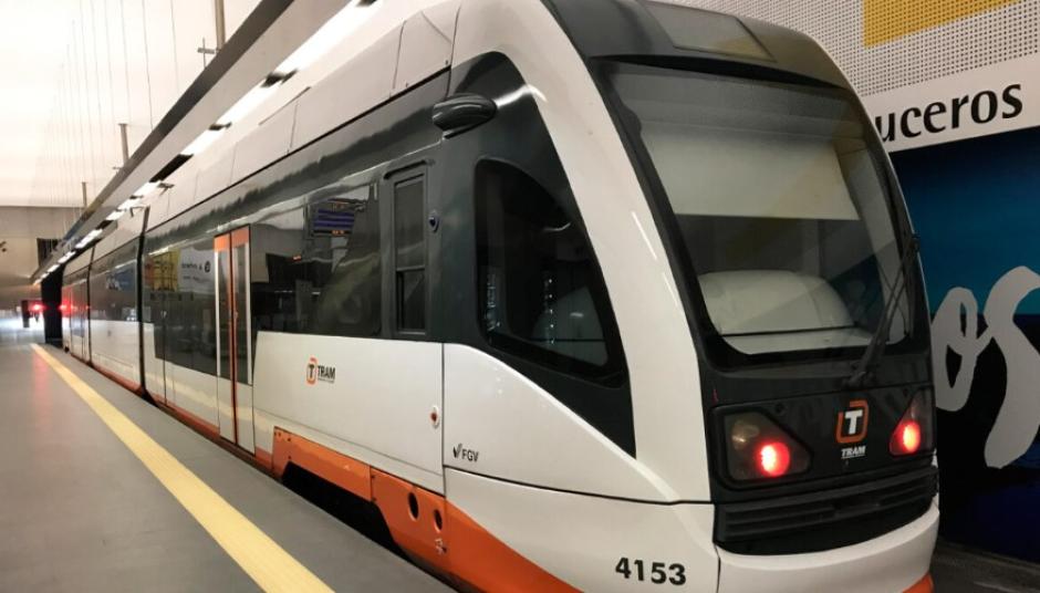 Imagen de archivo de un TRAM de Alicante