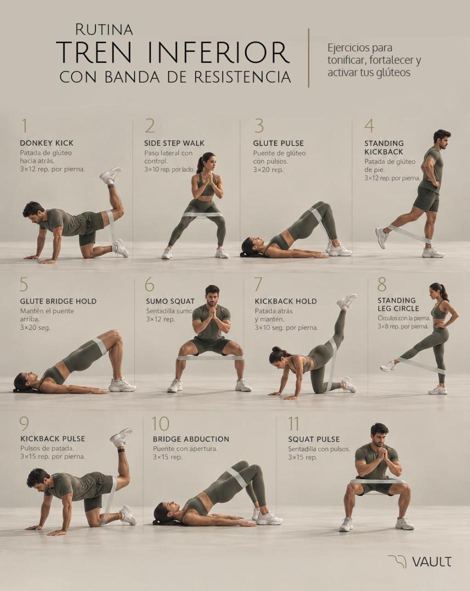 Ejercicios con bandas elásticas