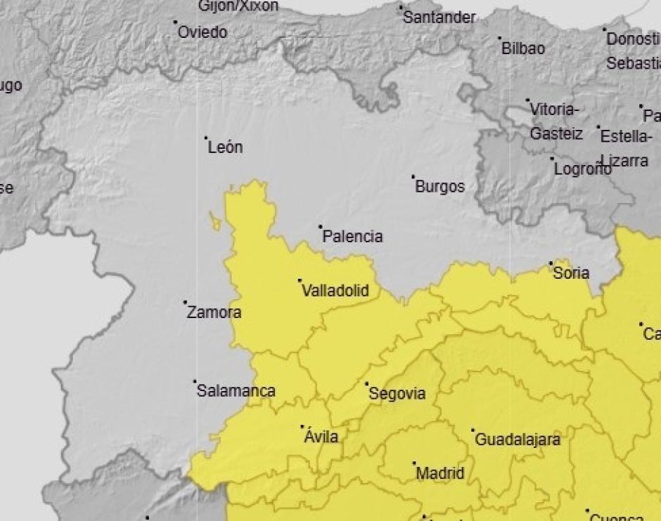 Avisos por riesgo meteorológico en Castilla y León