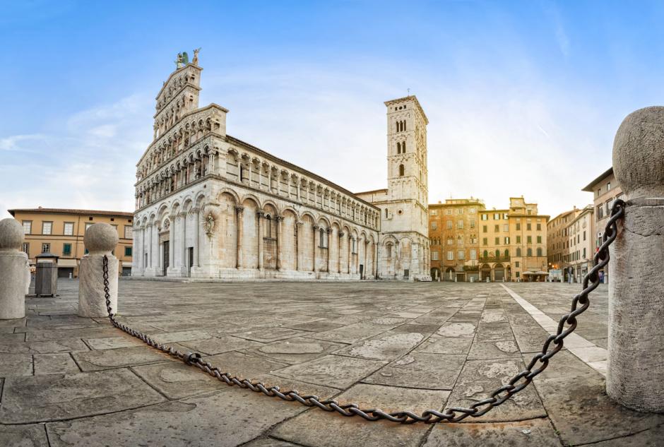 Iglesia de San Michele in Foro en la Piazza San Michele de Lucca