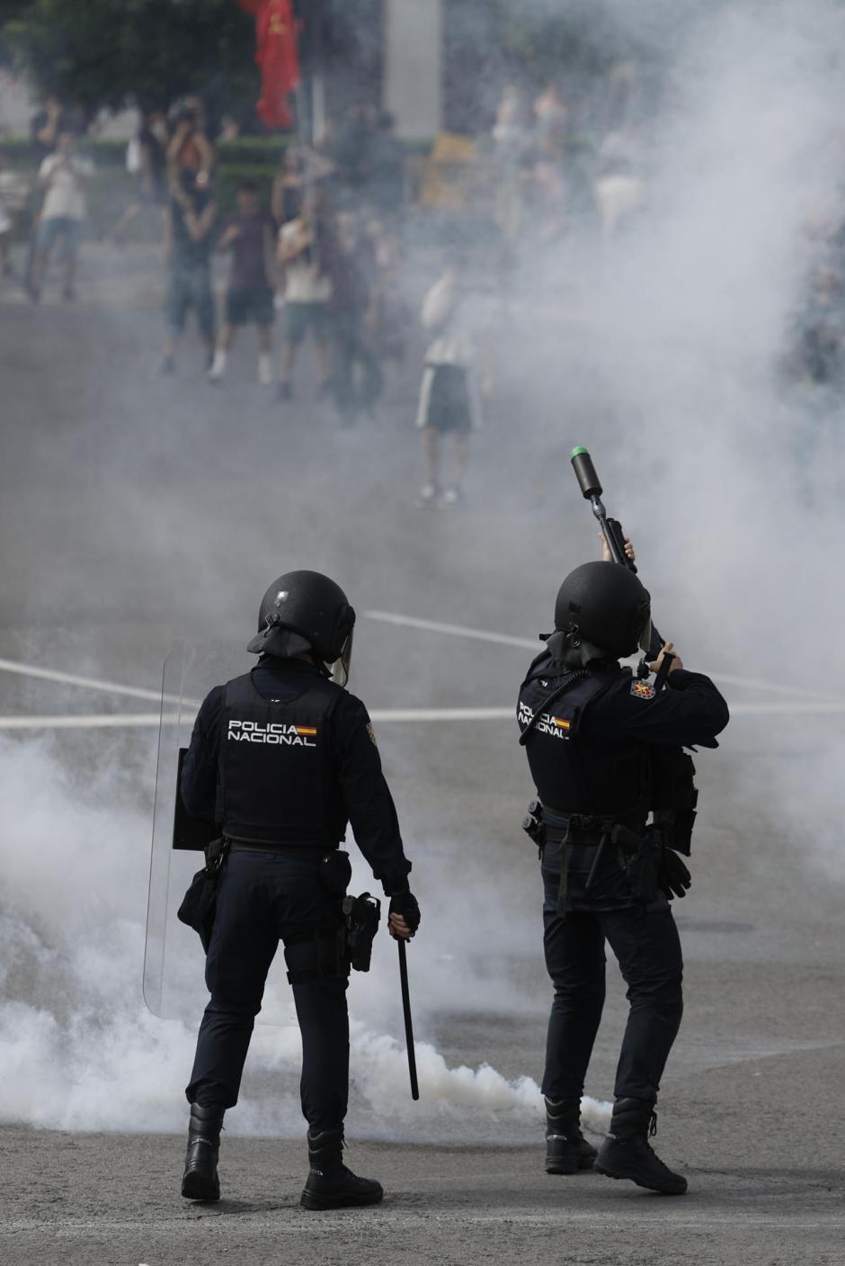Imagen de la intervención policial