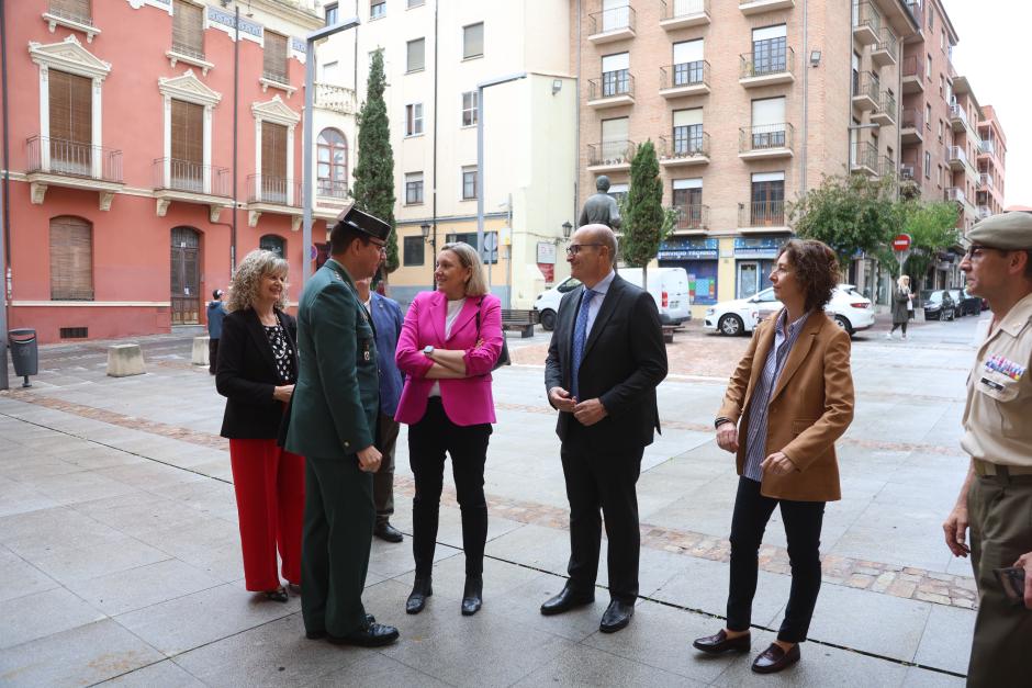 La vicepresidenta segunda, Isabel Blanco, momentos antes de la ceremonia de entrega de los VI Premios 'San Atilano'