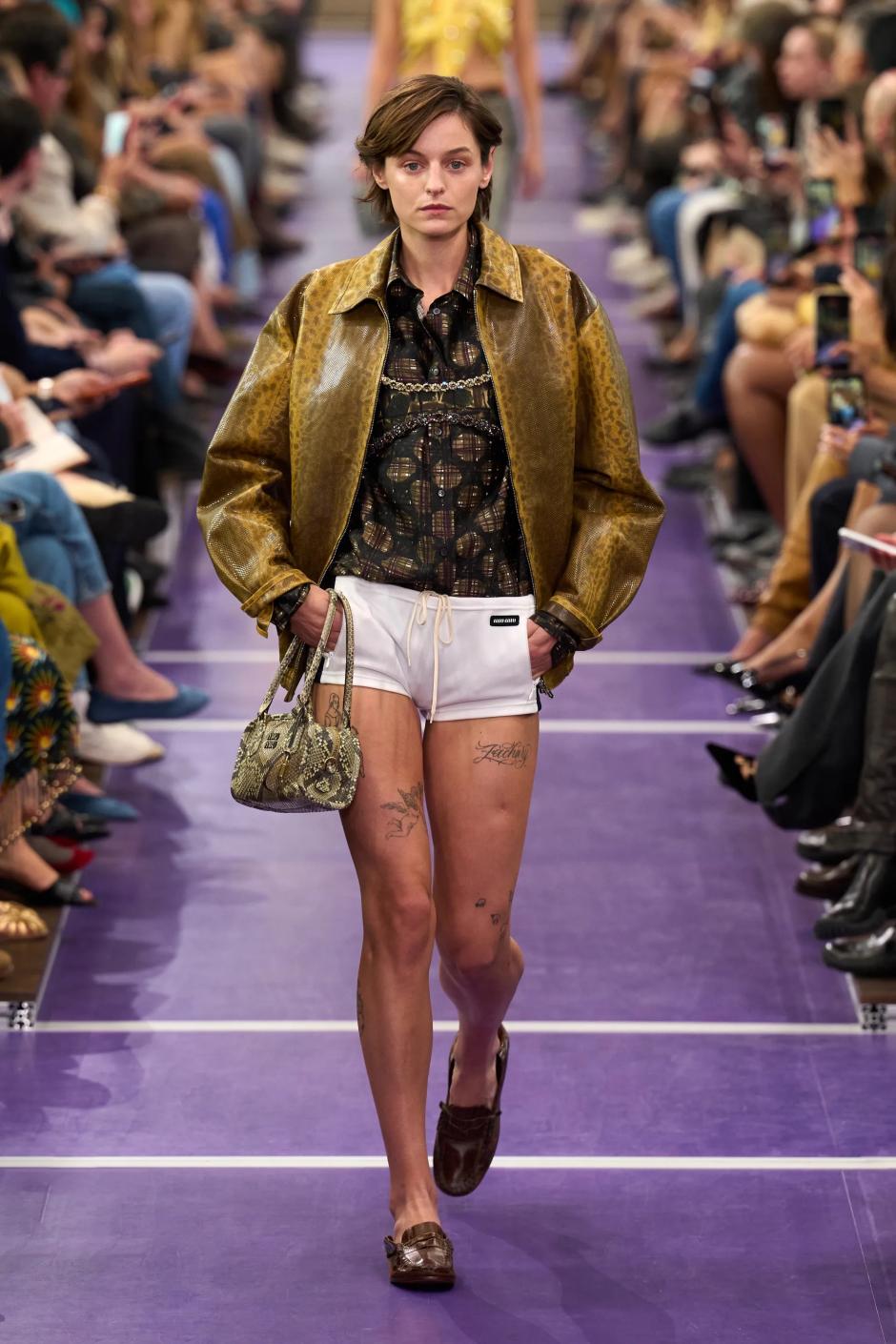 Imagen del desfile de Miu Miu en la Paris Fashion Week