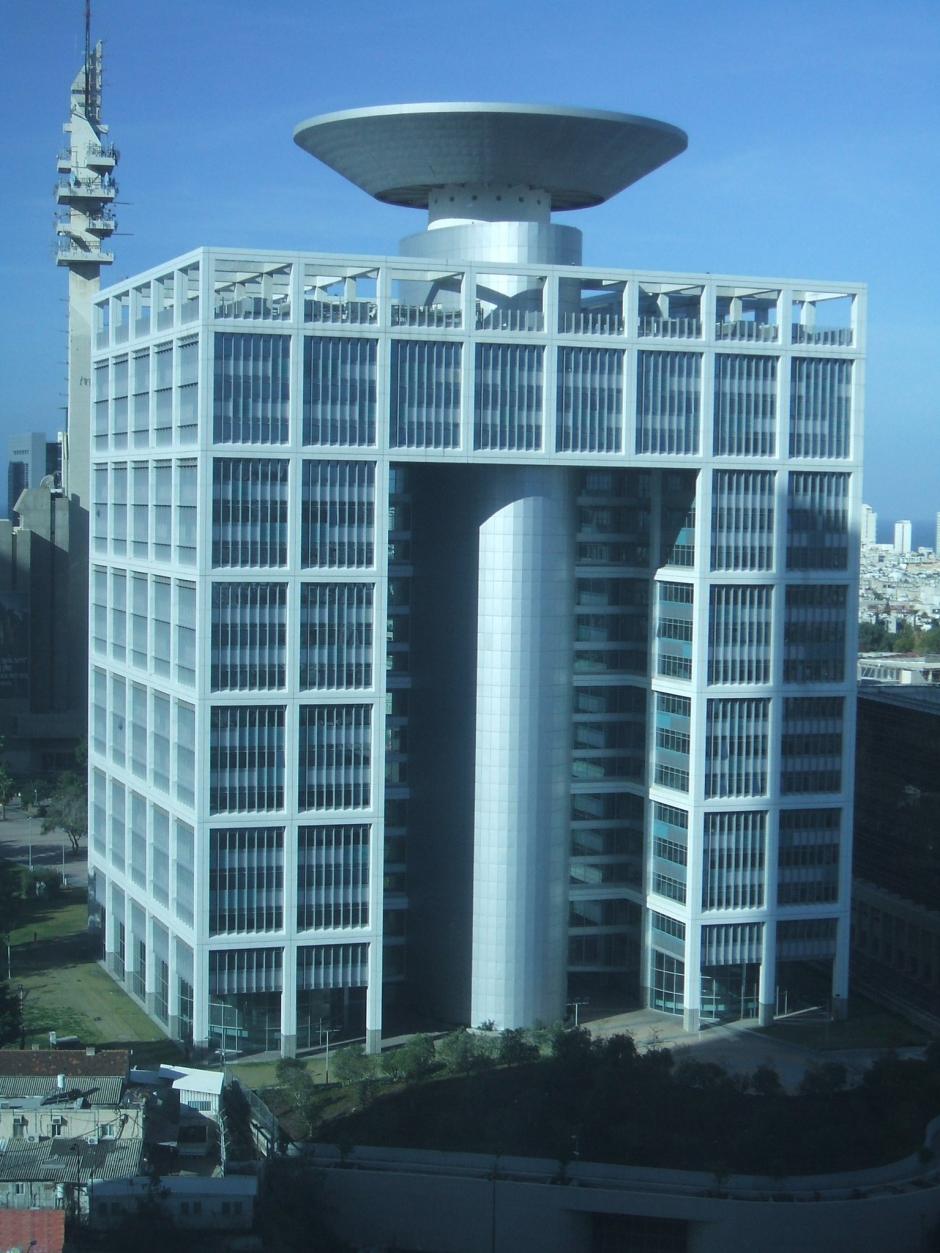 Edificio Kirya en el centro de Tel Aviv
