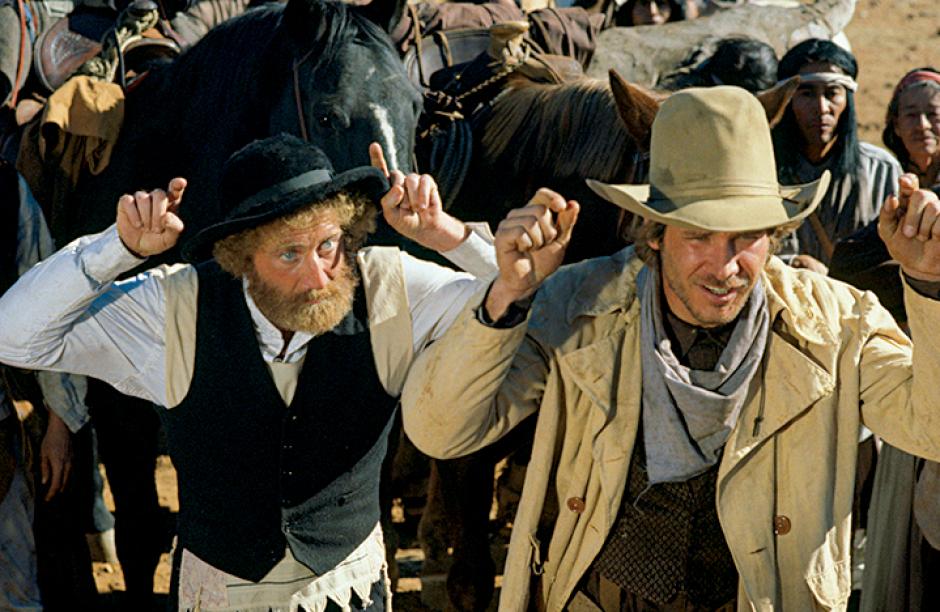 Fotograma de Harrison en El rabino y el pistolero