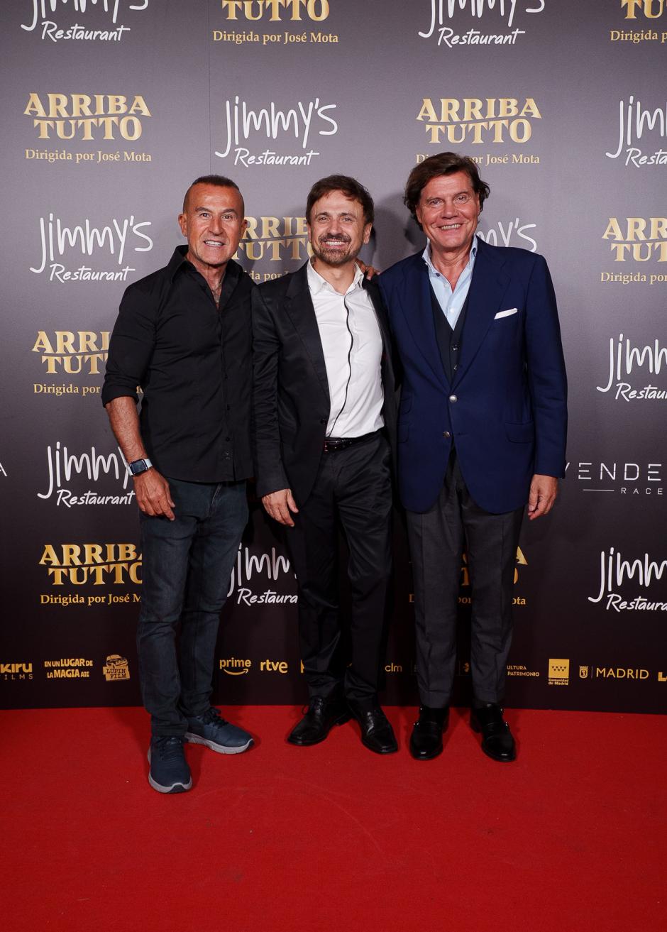 Richy Castellanos, José Mota y Tito Pajares