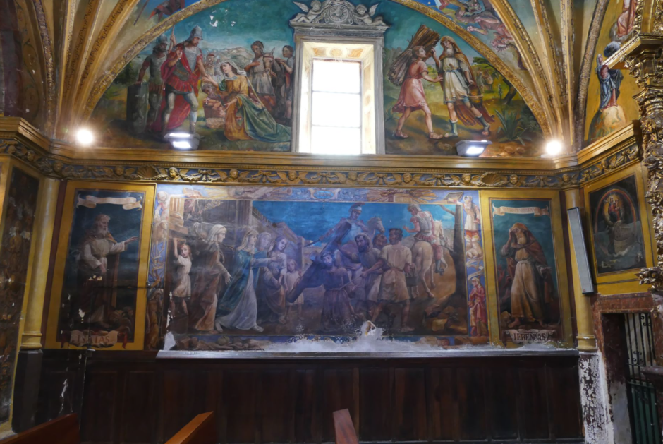 Interior de la ermita de la Virgen de la Piedad, Herrera de Pisuerga