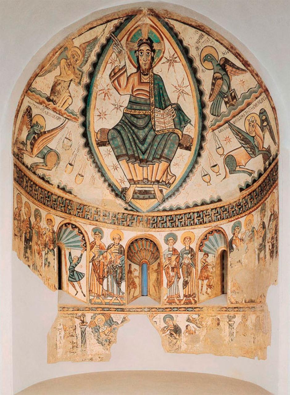 Las extraordinarias pinturas de Santa María de Mur