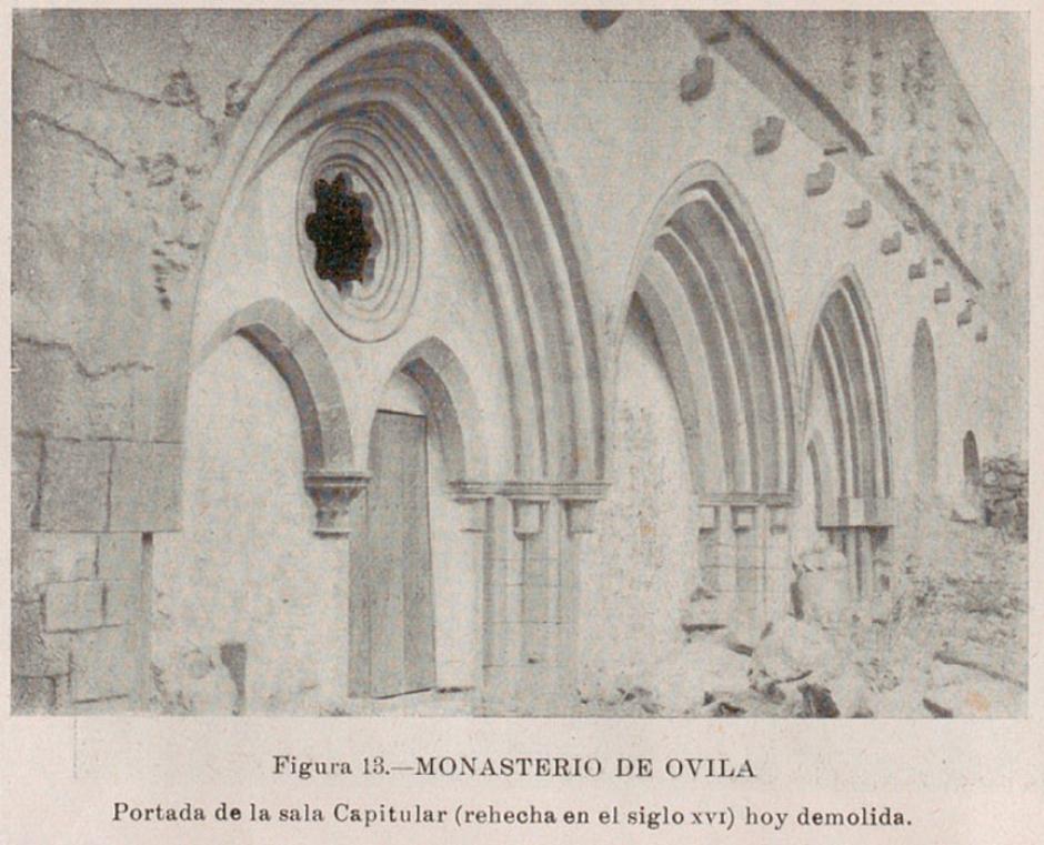 La sala capitular, antes de su expolio