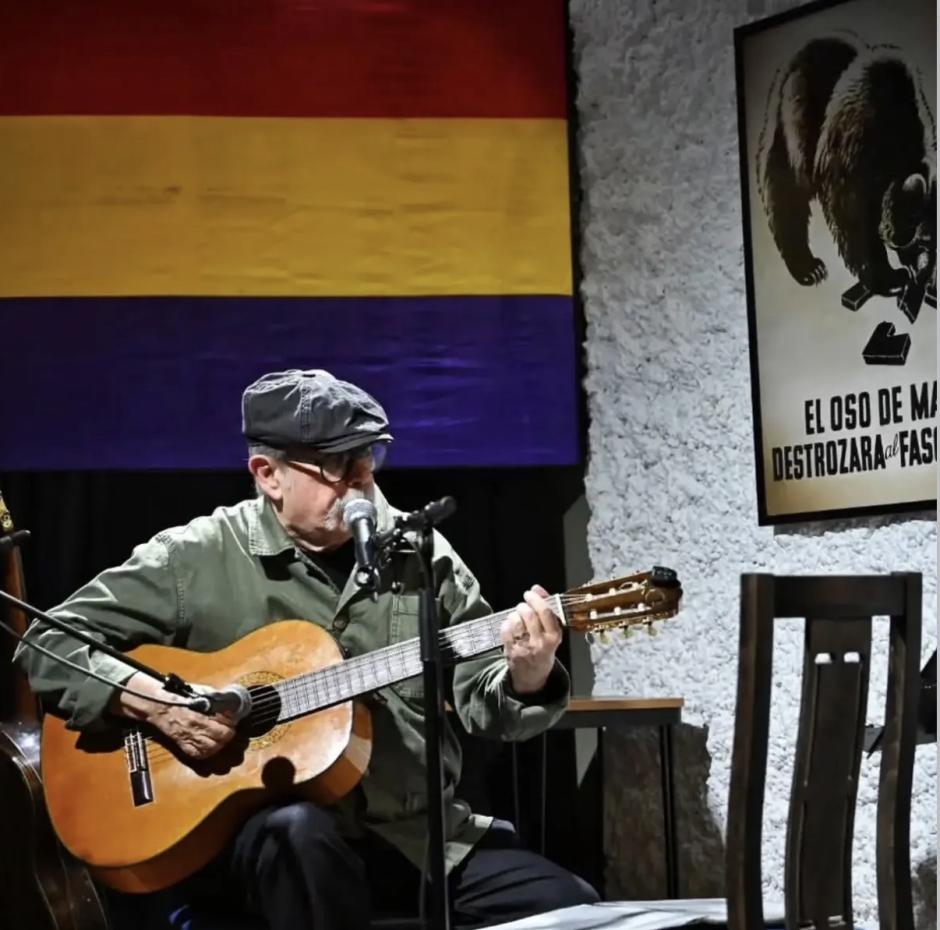 Silvio Rodríguez en la taberna Garibaldi