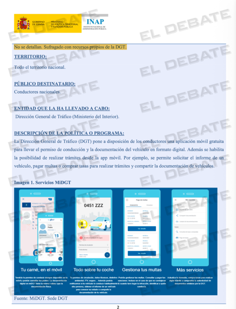 Informe de 2021 del Banco de Innovación de las Administraciones Públicas, dependiente del INAP