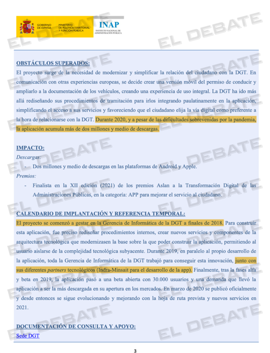 Informe de 2021 del Banco de Innovación de las Administraciones Públicas, dependiente del INAP