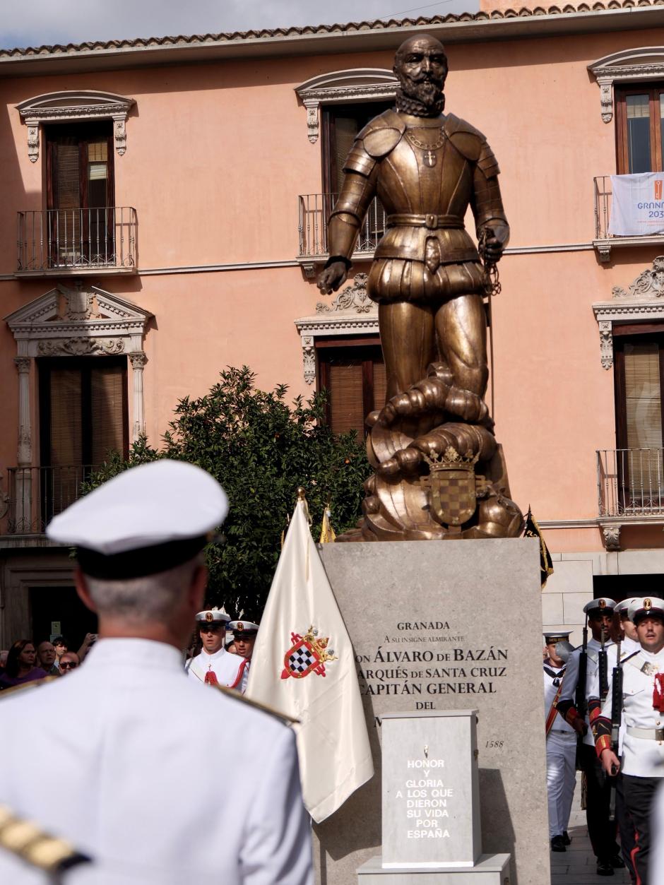 Granada homenajea a Álvaro de Bazán con un monumento en el V Centenario de su nacimiento
