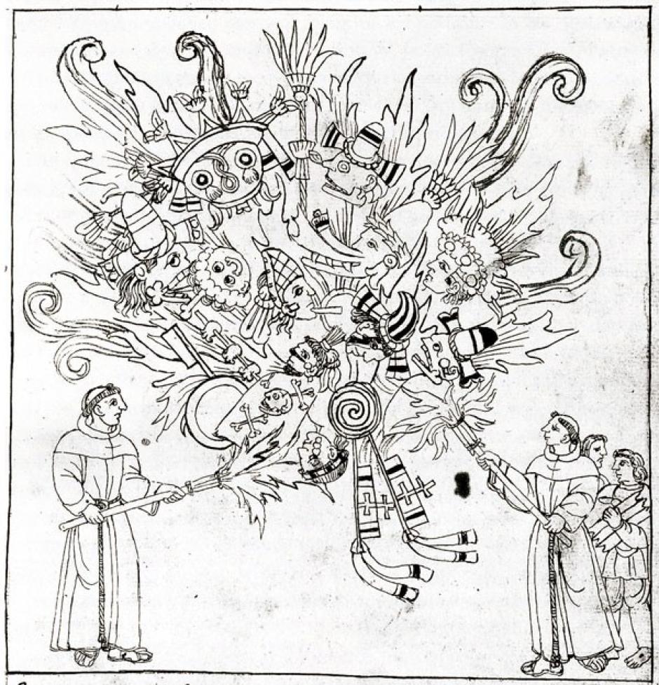 Destrucción de los Códices mexicanos