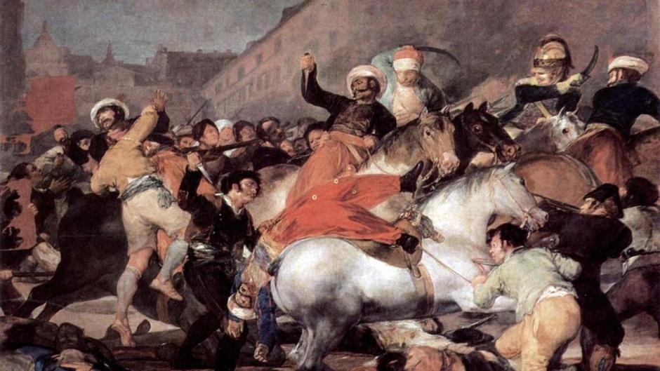 "El 2 de mayo de 1808", cuadro de Francisco de Goya en 1814