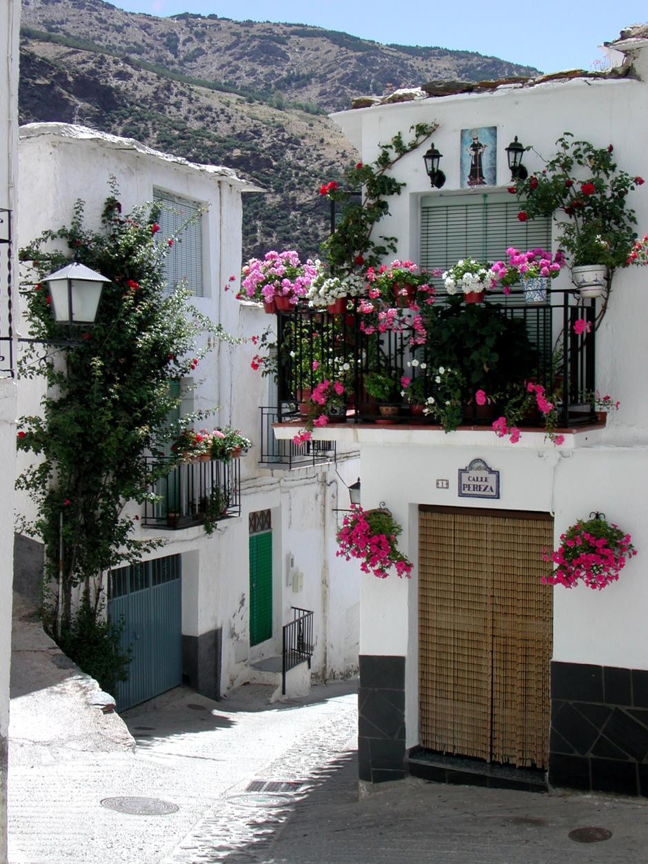 Calle típica de Trevélez